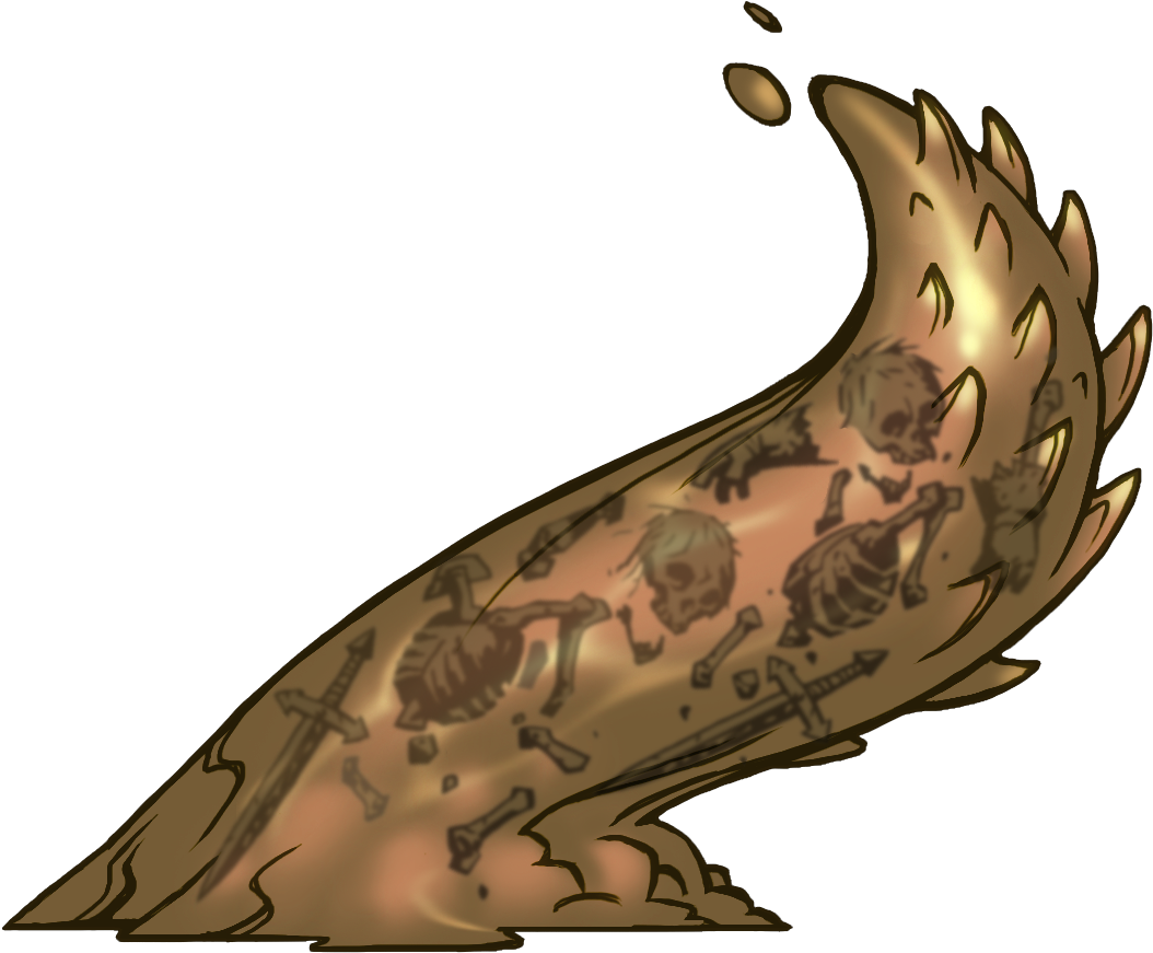 Darkest Dungeon Slime (1076x874), Png Download
