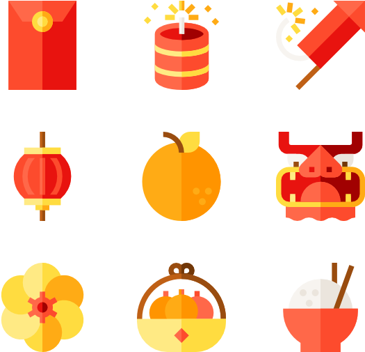Chinese New Year - Chinese New Year Icon (600x564), Png Download