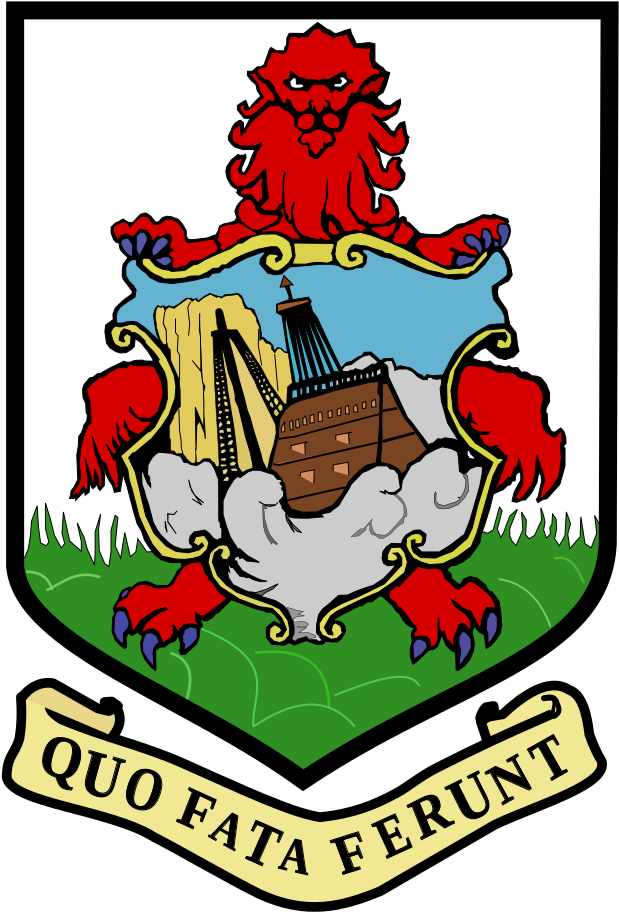 Bermuda's Coat Of Arms - Bermuda Coat Of Arms (486x600), Png Download