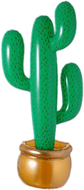 Inflatable Cactus Png - Transparent Background Cactus Clipart (385x385), Png Download