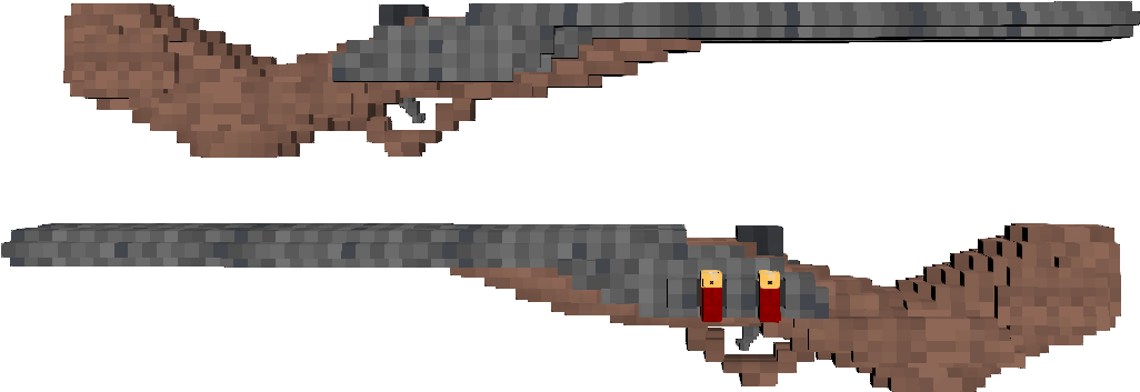 Dkukron - Mine Imator Shotgun Rig (1280x720), Png Download