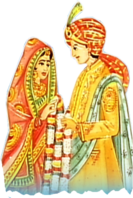 Wedding Clipart Png - Hindu Wedding Clipart Png (650x768), Png Download