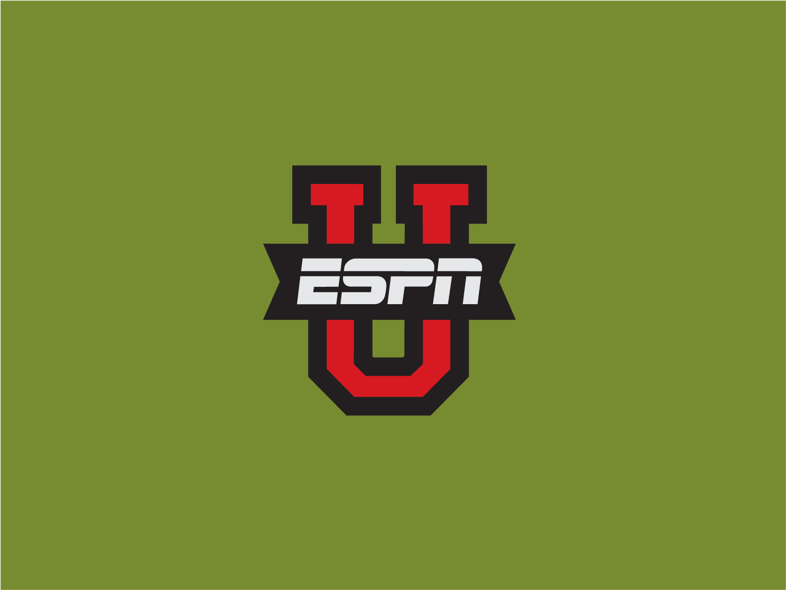 Espn U Logo Design - Espn U (1748x1350), Png Download