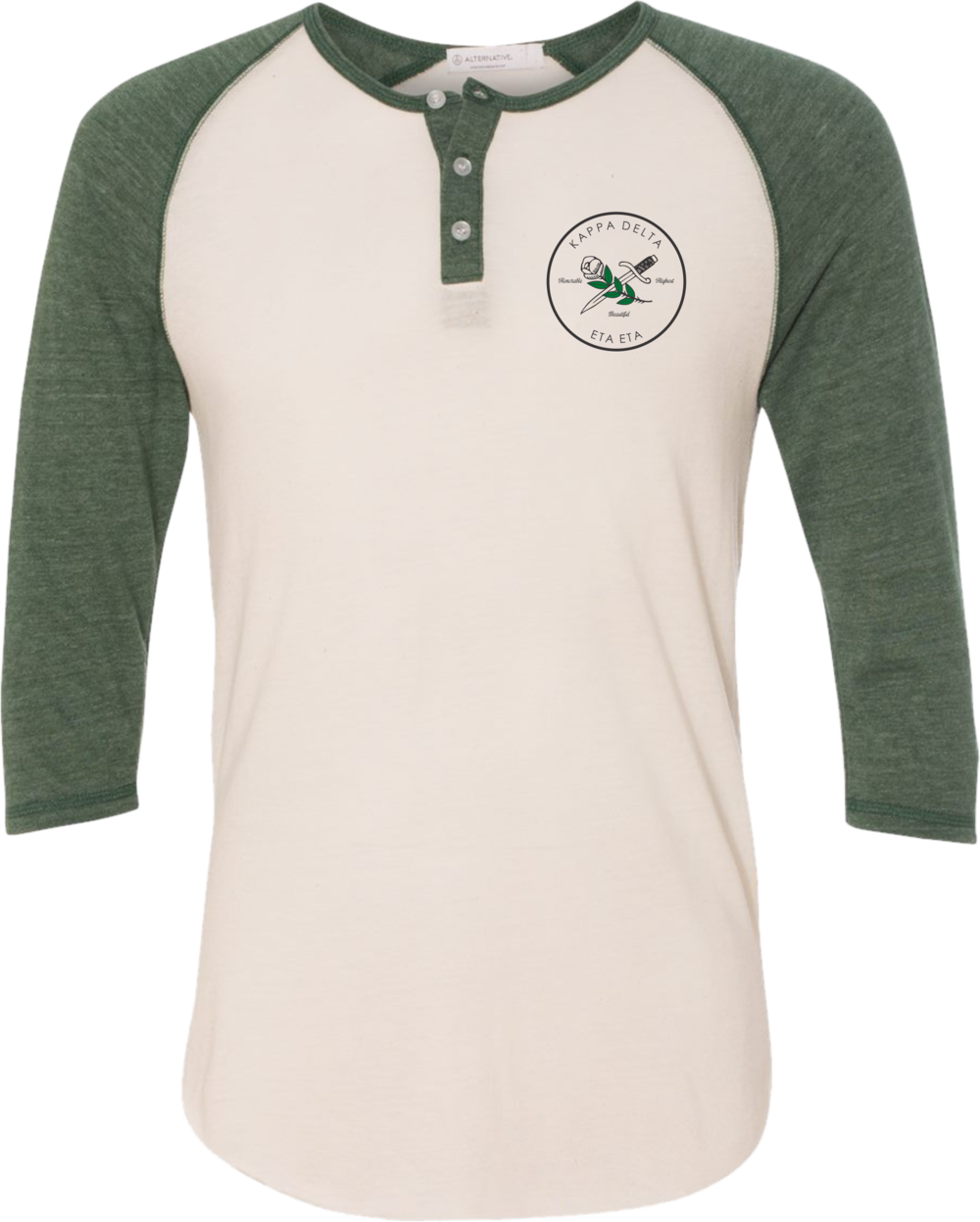 Kd Rose Dagger - Raglan Sleeve (1000x1247), Png Download