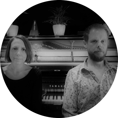 Chris Doney & Beth Perry - Monochrome (500x500), Png Download