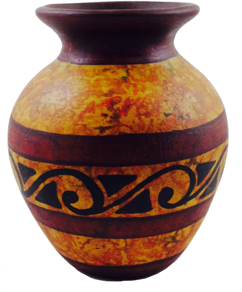 Buscar Con Google Painted Pots, Painted Gourds, Sgraffito, - Pintado De Jarrones De Tiahuanaco (480x650), Png Download