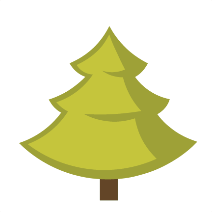 Pine Tree Svg Cut File For Scrapbooking Cute Cut Files - Christmas Tree Clip Art (432x432), Png Download