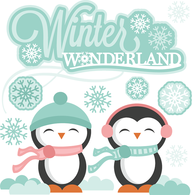 Wonderland Clipart Svg - Winter Wonderland Clipart Png (648x657), Png Download