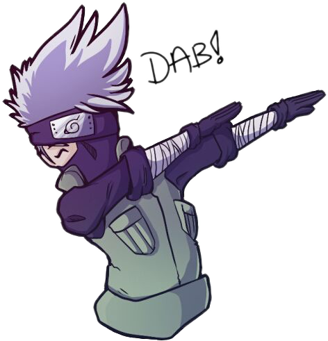 Kakashi Dabbing (472x491), Png Download