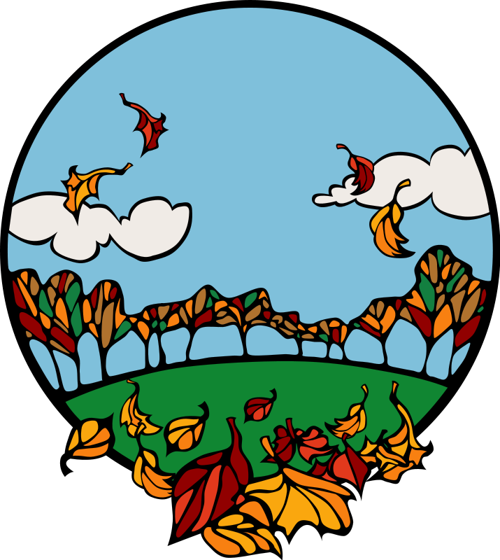 Small - Autumn Clipart (534x597), Png Download