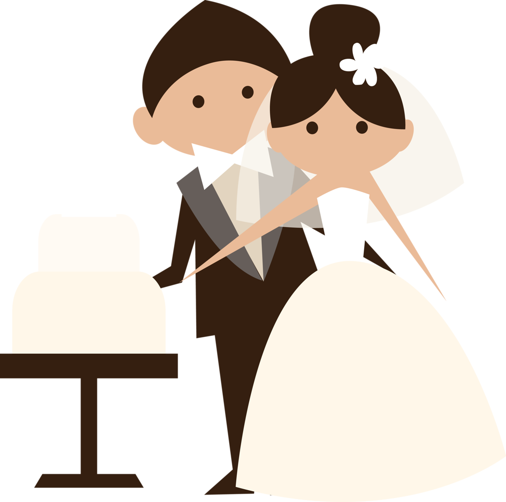 Png Wedding Clip Art And Papercutting - Groom And Bride Emoji (1024x1016), Png Download