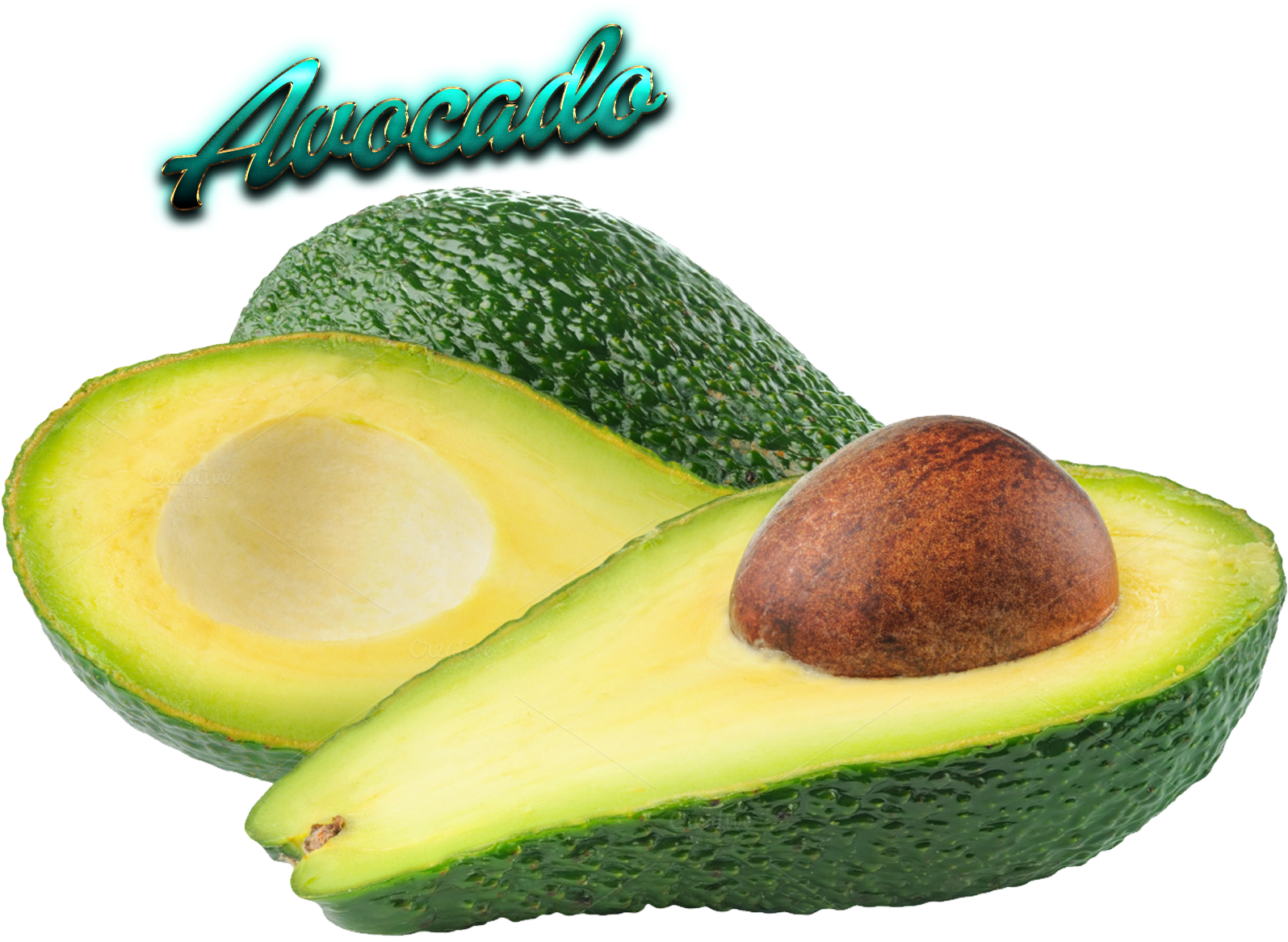 Avocado Png (1920x1200), Png Download