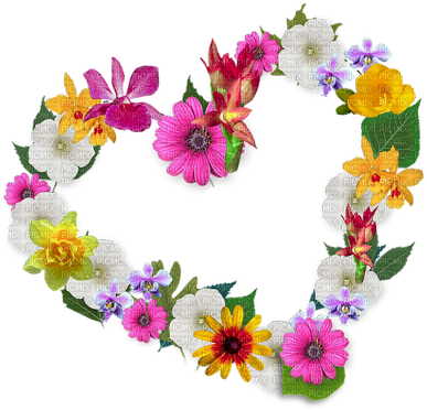 Download Coracao Flores Artificial Flower Png Image With No Background Pngkey Com