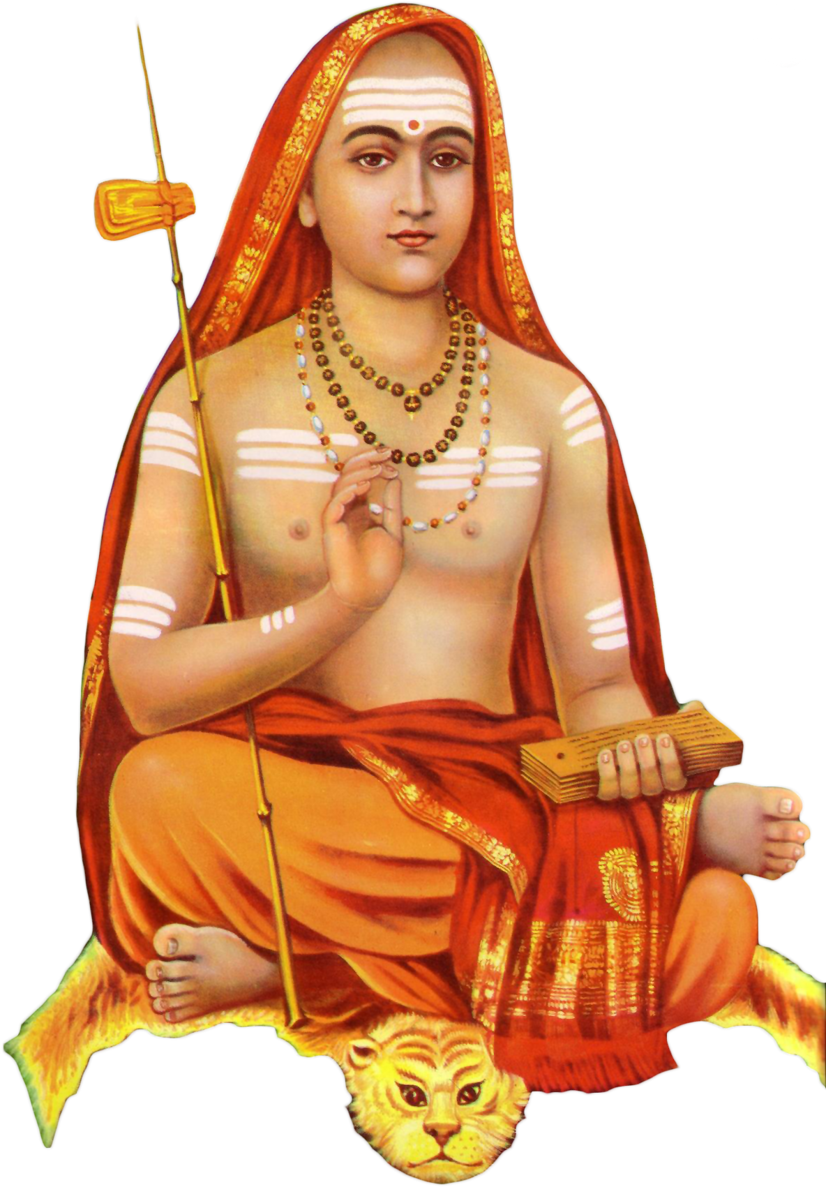 Hinduism Png Transparent Images Png All - Jagadguru Adi Shankaracharya (1276x1733), Png Download