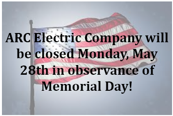 Arc Electric Company And Memorial Day - Banner (395x304), Png Download