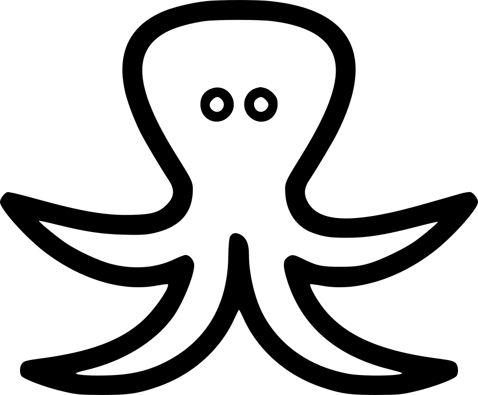 Octopus Comments - Scalable Vector Graphics (980x810), Png Download
