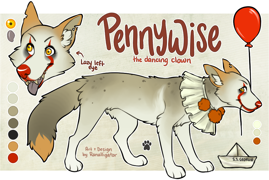 Pennywise - Fox - Pennywise As An Animal (920x613), Png Download