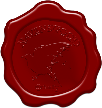 Sticker Ravenswood Seal V3 - Plate (490x490), Png Download