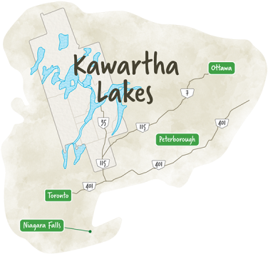Map Of The Kawarthas Download Concept Map Of Kawartha Lakes And Area - Kawartha Lakes Map Png  Image With No Background - Pngkey.com