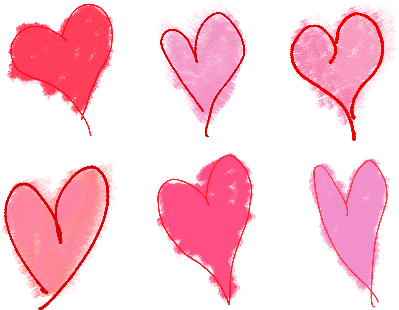 Vector Free The Graphics Monarch Free Valentine Collage - Clip Art (1600x1237), Png Download