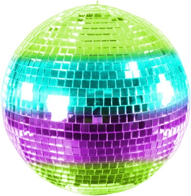 80's Disco Ball Png (403x419), Png Download