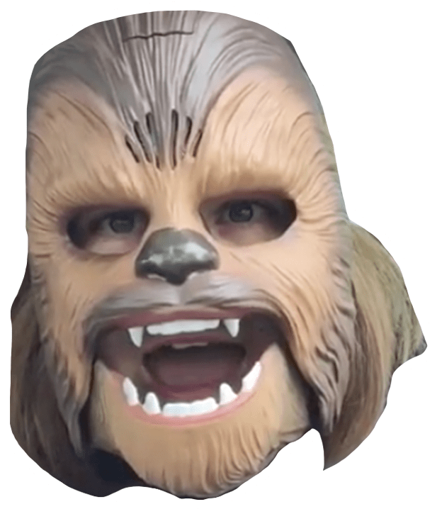 Chewbacca Mask Candace Payne - Peanut Butter Baby 2017 (750x750), Png Download