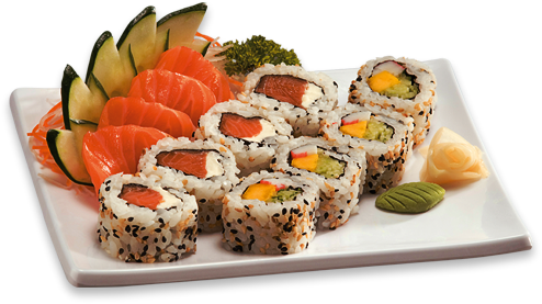 Sashimi Png Download - Combinado Sushi Png (530x320), Png Download
