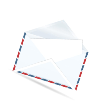 Envelope (354x349), Png Download