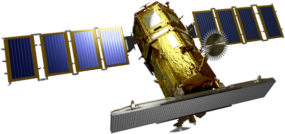 Satellite Type - Kompsat 5 (601x555), Png Download