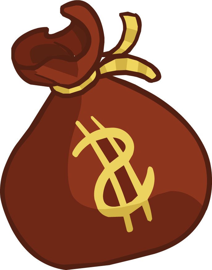 Money Bag Png Clipart (686x874), Png Download