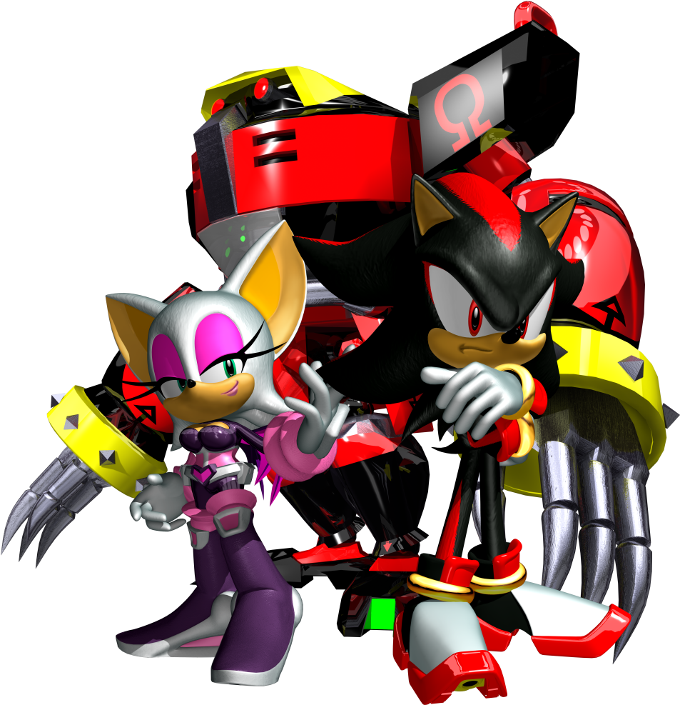 Sonic Heroes Team Dark (968x998), Png Download