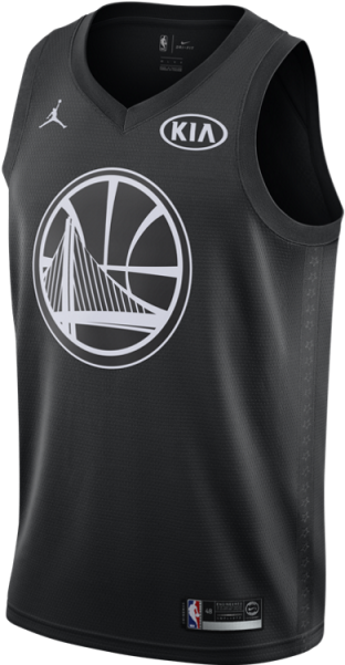 Jordan Nba Connected Jersey Stephen Curry All-star - All Star Basketball Jersey 2018 (600x600), Png Download