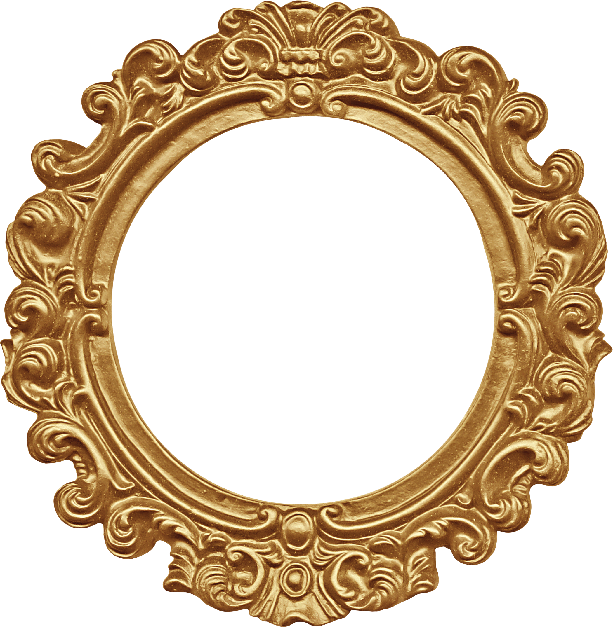 Picture Frame Clip Art - 金色 鏡子 (2099x2149), Png Download