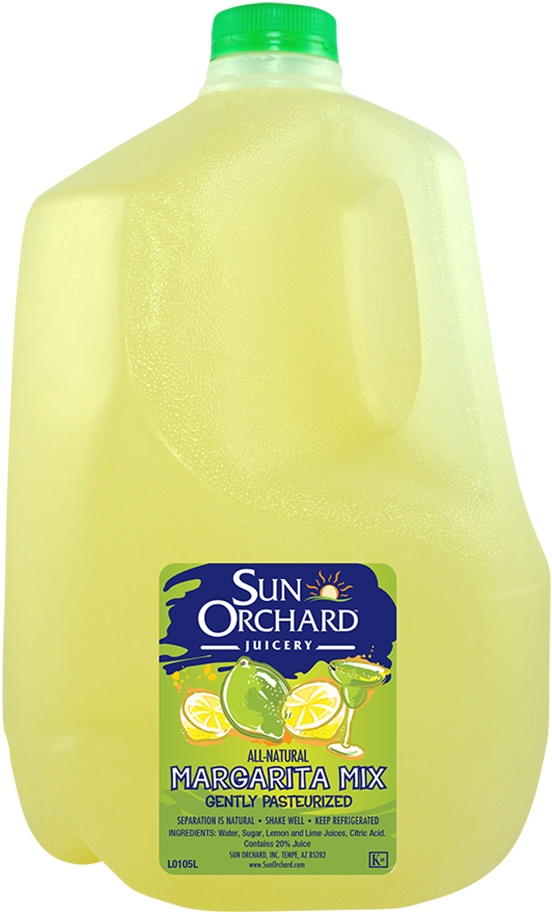 Margarita Mix 1 Gl - Sun Orchard Margarita Mix (588x917), Png Download