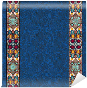 Lace Border Stripe In Ornate Floral Background, Vector - Lace (400x400), Png Download