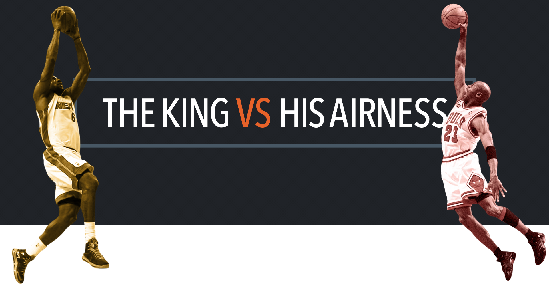 Lebron Vs Jordan - Lebron James (1920x1000), Png Download