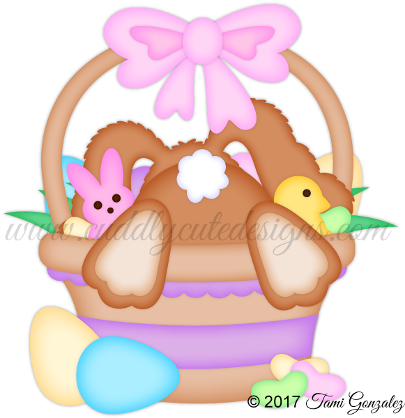 Basket Diving Bunny - Clip Art (600x600), Png Download