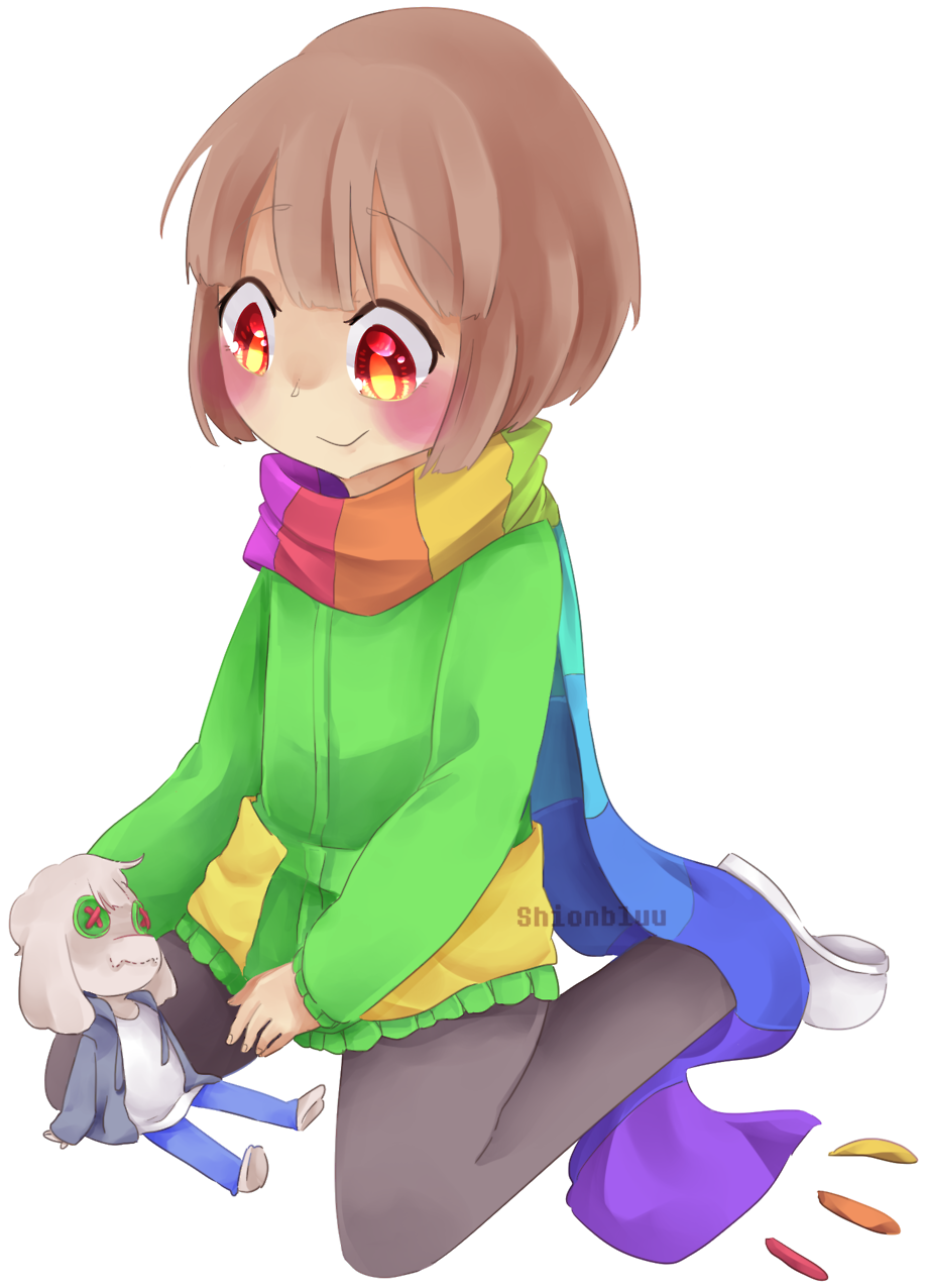 *it's Time - - Storyswap Chara And Asriel (1280x1346), Png Download
