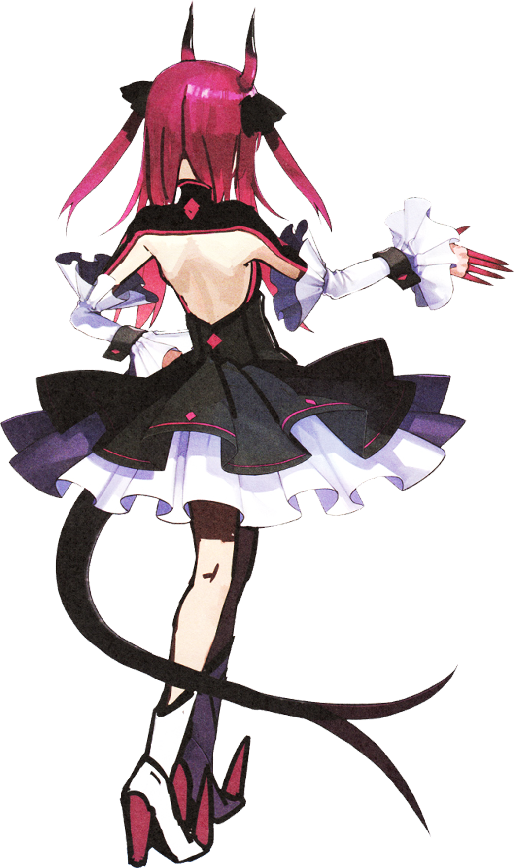 Lancer Ccc Back - Elizabeth Bathory Fate Transparent (1065x1900), Png Download