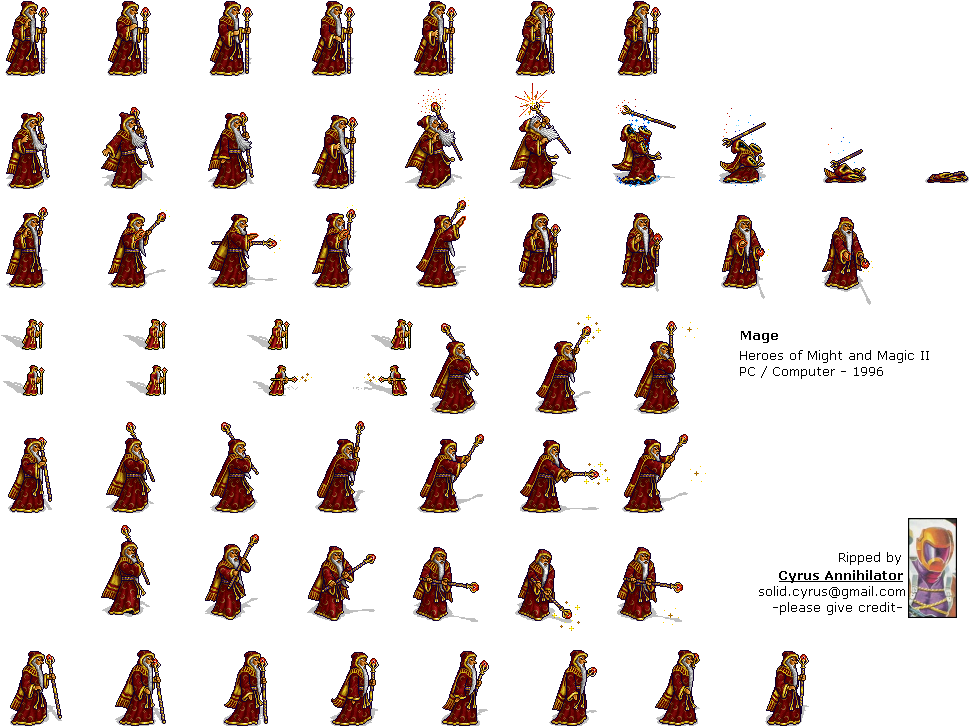 Click For Full Sized Image Mage - Carmine (970x735), Png Download