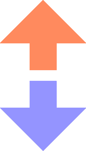 Reddit's Upvote Arrow - Reddit Arrows (276x484), Png Download