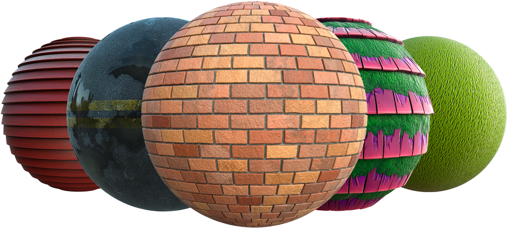 Over 400 2k-4k Image Based & Procedural C4d Materials - Brickwork (1000x563), Png Download