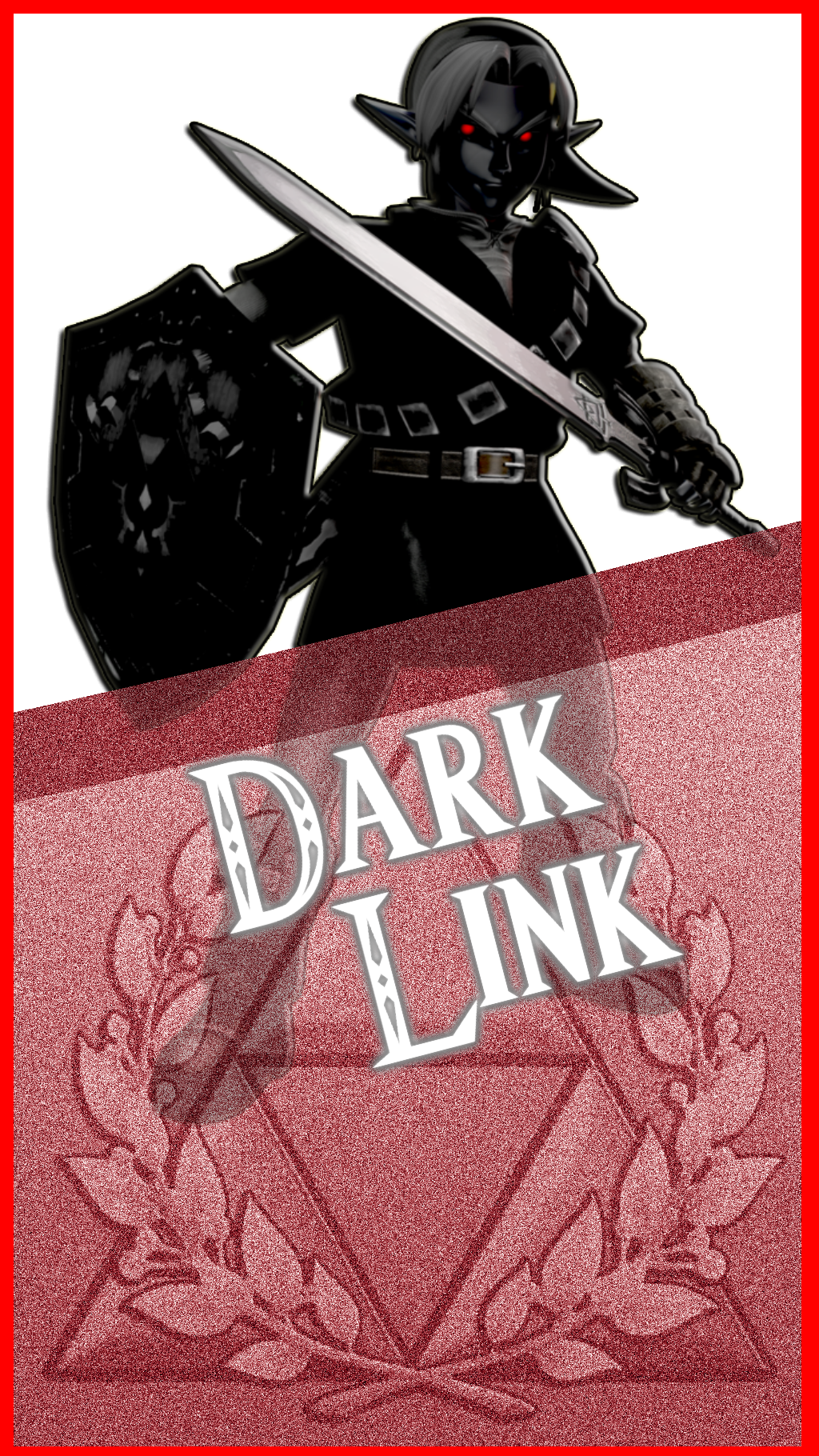 Dark Link Ccc - Dark Link (1024x1820), Png Download