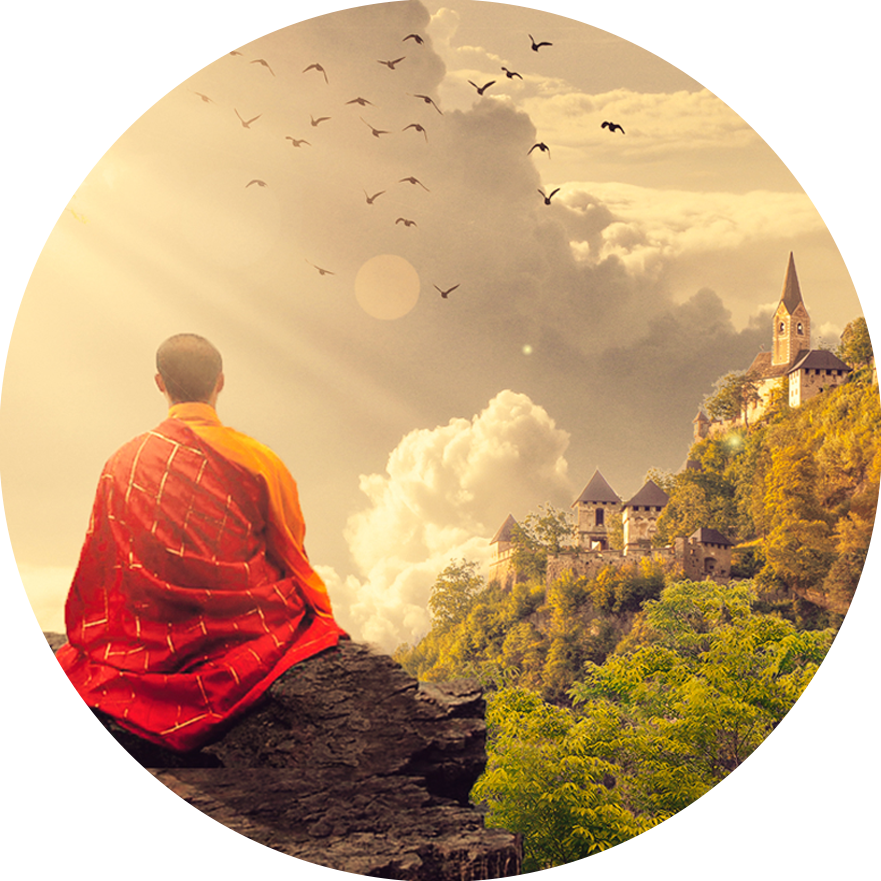 Pot Throughout History - Meditation (881x881), Png Download