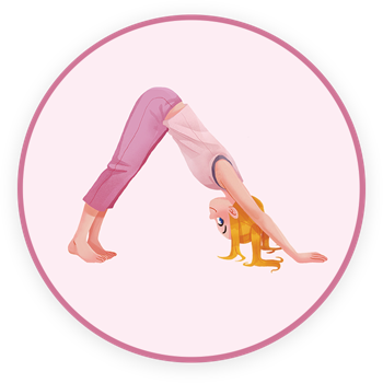 Push Tailbone Up To The Sky - Yoga (350x350), Png Download