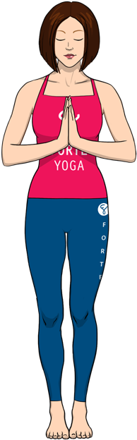 Tadasana Yoga Pose Png 900 - Mountain Yoga Poses (900x675), Png Download