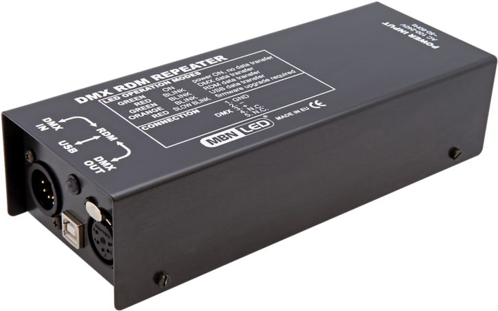 The Mbnled Dmx Rdm Repeater Is A Dmx 512-a / Rdm Compatible - Rdm Dmx Repeater (800x514), Png Download