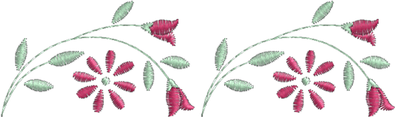 Flores Barra - Cutwork (600x600), Png Download