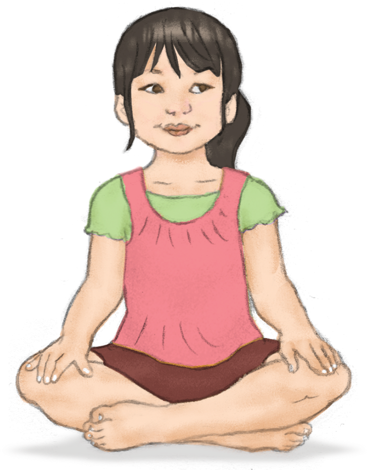 5 Christmas Yoga Poses For Kids Kids Yoga Stories Yoga - Easy Pose Yoga Kids (869x1024), Png Download