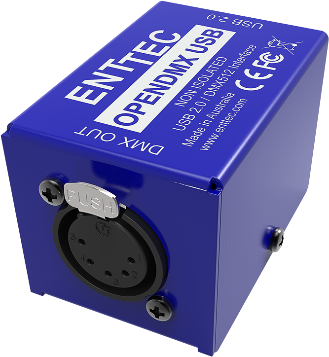 Enttec Open Dmx Usb - Enttec Dmx Usb Pro Usb 512 Dmx Laser / Lighting Interface (1109x800), Png Download